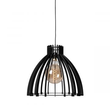 Minimalistische hanglamp in het zwart - productfoto